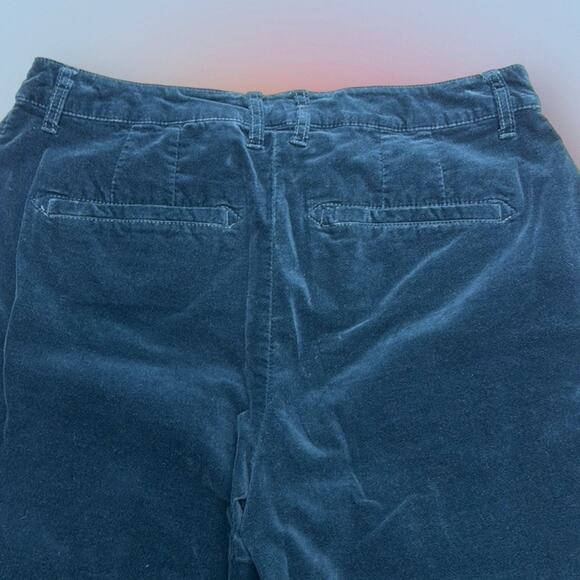 CHICO’S Women’s 0.5 Small Blue Green Velour Pant - Picture 4 of 4